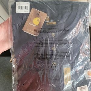 CARHARTT MENS XL NAVY SHIRT